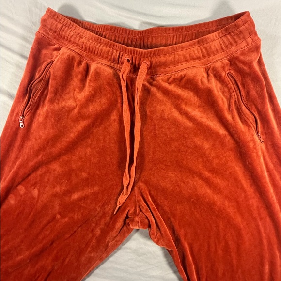 OFFLINE by Aerie Women's Rust Velour Jogger Pants Loungewear Burnt XL - Picture 3 of 8